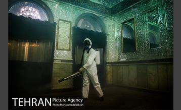 ضدعفونی بازارچه شهر ری و حرم عبدالعظیم حسنی (ع) 34