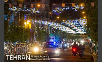 آذین بندی خیابان های تهران به مناسبت نیمه شعبان 18