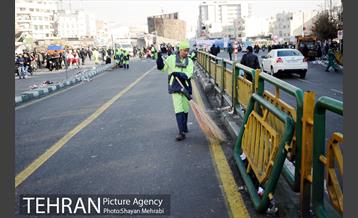خدمات رسانی شهرداری تهران در آیین تشییع سردار شهید قاسم سلیمانی -2 28
