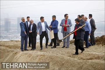 بازدید شهردار تهران از پروژه درختکاری کمربند سبز تهران  17