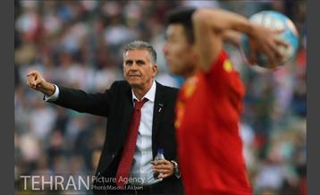 دیدار تیم های فوتبال ایران و چین