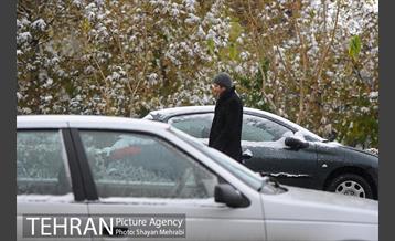 برف پاییزی در تهران 9
