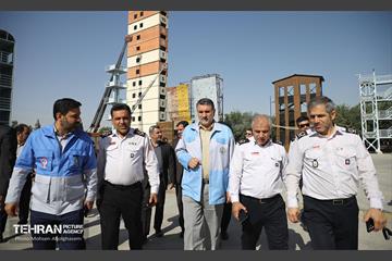 بازدید رییس مدیریت بحران کشور از مرکز آموزش آتش‌نشانی شهرداری تهران 42