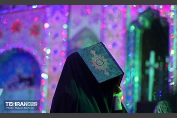 احیای شب بیست‌ویکم ماه رمضان امامزاده پنج تن لویزان 21