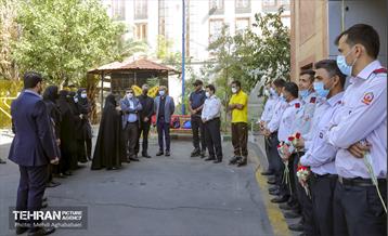 بازدید مدیران شهری از ایستگاه آتش نشانی منطقه 8