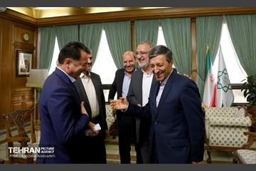 دیدار رئیس بنیاد مستضعفان با شهردار تهران