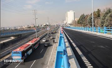 بهره‌برداری از پل مجهز به سامانه برف‌زدایی 16