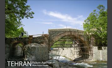 عملیات بازسازی پل خشتی کن 15