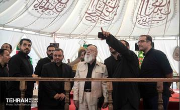 خیمه عاشورایی در میدان هفتم تیر 25