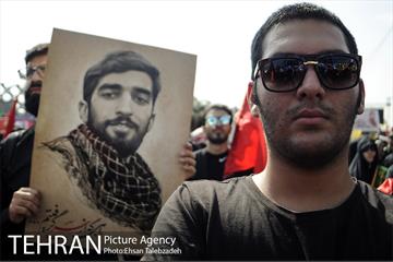 تشییع پیکر مطهر شهید محسن حججی 4