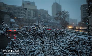 بارش برف زمستانی در شمیران  7