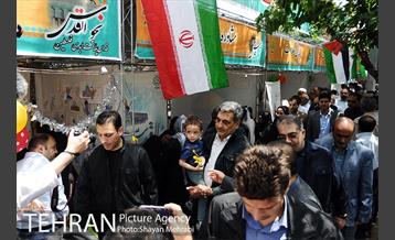 حضور شهردار تهران در راهپیمایی روز قدس 16