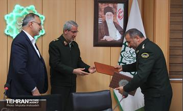 مراسم معارفه فرمانده یگان حفاظت شهرداری تهران 11