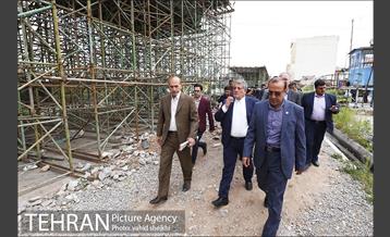 بازدید اعضای کمیسیون فنی و عمرانی شورای اسلامی شهر و معاون فنی و عمرانی شهرداری تهران از بزرگراه دولت آباد(پروژه شهید نجفی رستگار) 11