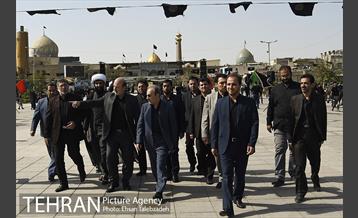 عزاداری عاشورای حسینی در حرم حضرت عبدالعظیم(ع) با حضور دکتر روحانی و دکتر نجفی 22