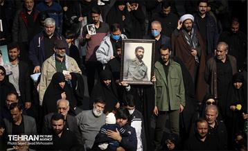 مراسم تشییع پیکرهای ۱۰۰ شهید گمنام 41