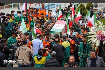 تشییع پیکر مطهر پاکبان شهید «حسن خیران»