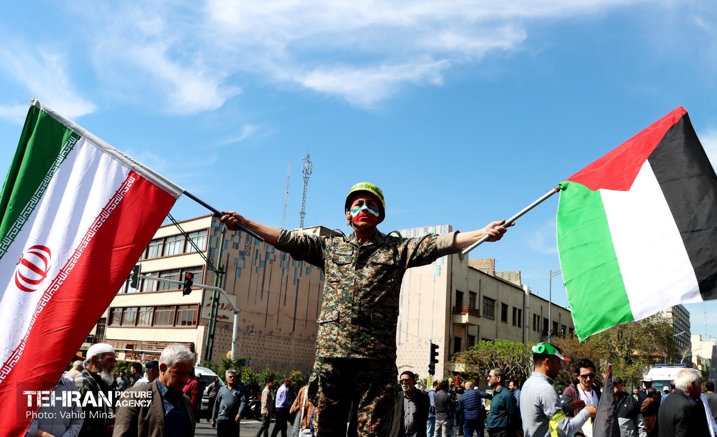 راهپیمایی روز قدس در پایتخت - 4 13