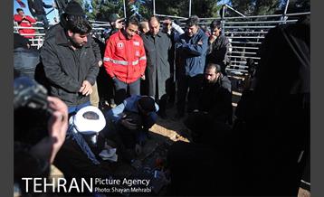 تشییع شهدای آتش نشان با حضور مردم در بهشت زهرا(س)  11