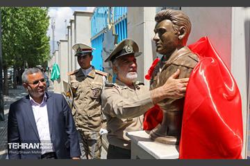 رونمایی از ۸ سردیس شهدای ارتش جمهوری اسلامی ایران 13