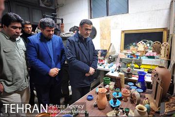 بازدید قائم مقام معاونت اجتماعی و جعمی از هنرمندان از سرای امید طلوع 17