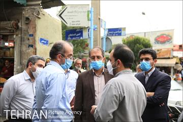 بازدید معاون شهرسازی و معماری شهرداری تهران و شهردار منطقه ۱۲ از بازار امین السلطان 10