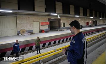 تست گرم بخش شمالی خط ۶ مترو تهران 29