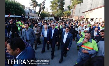 مراسم اعزام کاروان خادم الحسین (ع) شهرداری تهران به عتبات عالیات با حضور شهردار تهران 10