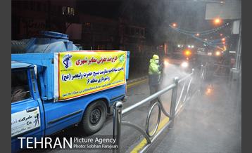 طرح ضدعفونی معابر شهری 22