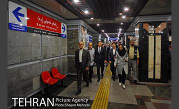 بازدید شهردار بلگراد از مترو خط یک 11
