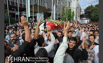 مراسم تشییع پیکر شهید آتش نشان علی قانع 22