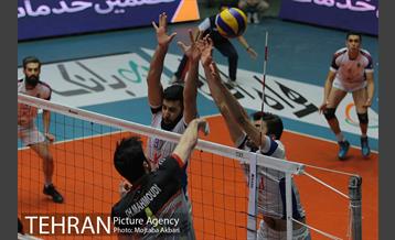 دیدار تیم های والیبال بانک سرمایه و پیکان تهران