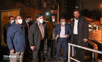 بازدید معاون خدمات شهری و هماهنگی‌امورمناطق از وضعیت ابگرفتگی مناطق یک،سه و پنج 7