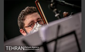 تمرین کنسرت آنلاین نغمه های تهران در برج میلاد 7