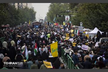 راهپیمایی مردم تهران در محکومیت جنایات رژیم صهیونیستی 19