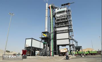 آیین افتتاح کارخانه آسفالت غرب 36