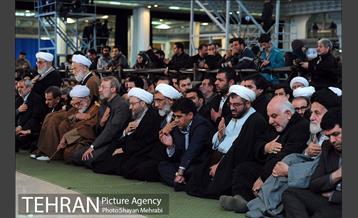 تشییع شهدای آتش نشان در شبستان مصلی 22