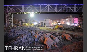 هم‌اکنون؛ جمع‌آوری کارگاه عمرانی میدان هفت تیر 25