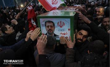 مراسم تشییع «علی لاریجانی»، «غلامرضا سلیمانی» و قهرمانان «ناو دنا» 4