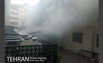 بازدید شهردار تهران از محل آتش‌سوزی ساختمان برق حرارتی وزارت نیرو  27