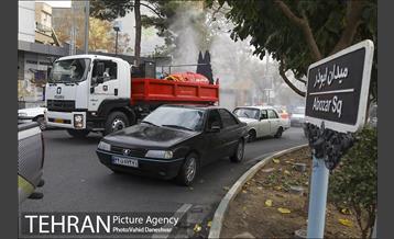 عملیات ضد عفونی معابر شهری منطقه 17 14