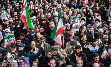 تشییع پیکر سردار شهید علی‌محمد نائینی