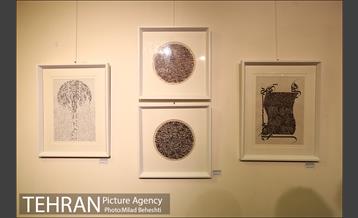 نمایشگاه گروهی نقاشی خط دو رکعت گریستن در آستین آسمان 2