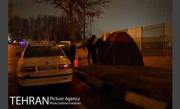 هواداران شب قبل از شهرآورد ۸۴ 4