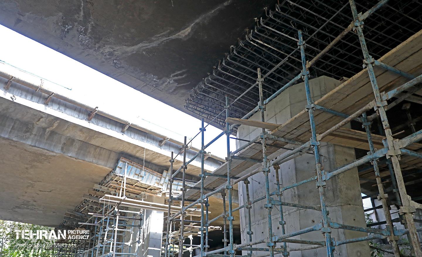 عملیات مقاوم‌سازی و بهسازی لرزه‌ای پل تقاطع سلیمانی- حقانی 5