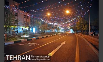 تونل نوری از میدان ونک تا بلوار میرداماد 8