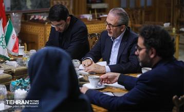 دیدار سفیر چین با شهردار تهران 11
