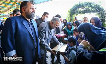 مراسم آغاز سال تحصیلی در مدرسه استثنایی شهید رضا ساریخانی