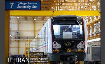 بازدید از اولین قطار ملی مترو 1