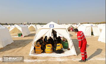 مانور تمرین اسکان اضطراری کلانشهر تهران 36